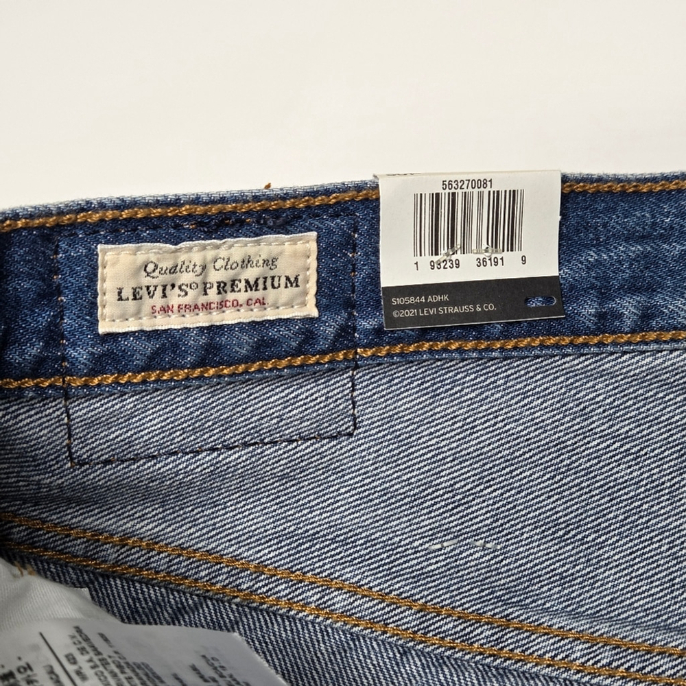 Levi's 501 Original Style Premium Denim High Rise Shorts Cut Off Women's Size 31 - Picture 15 of 16